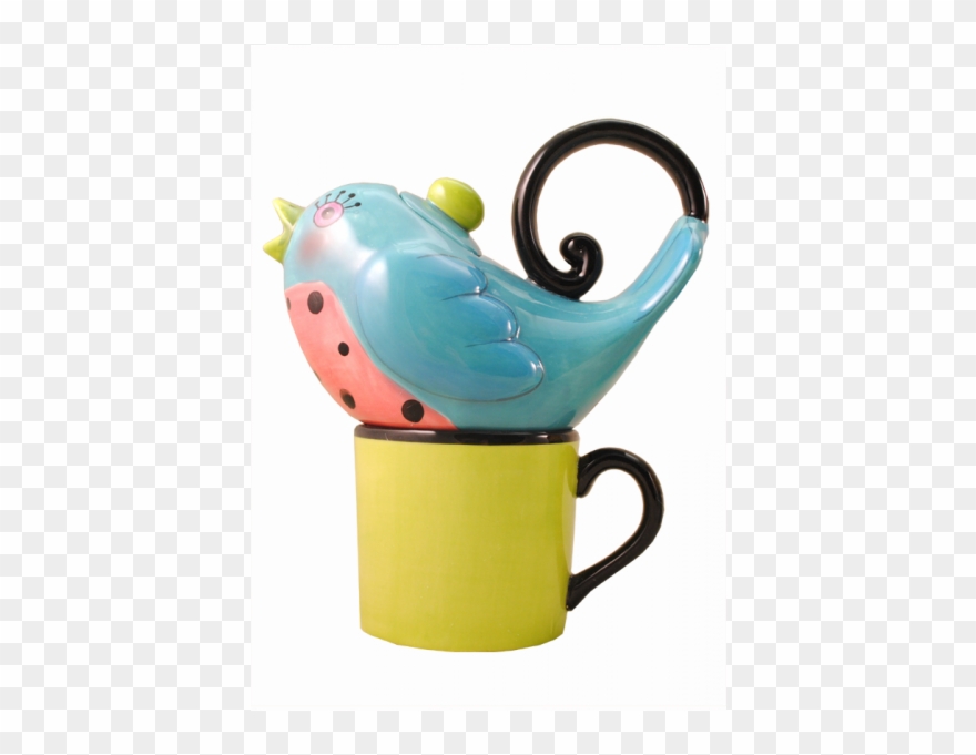 Blue Bird Tea 4 One Set - Bluebird Tea Co. Clipart