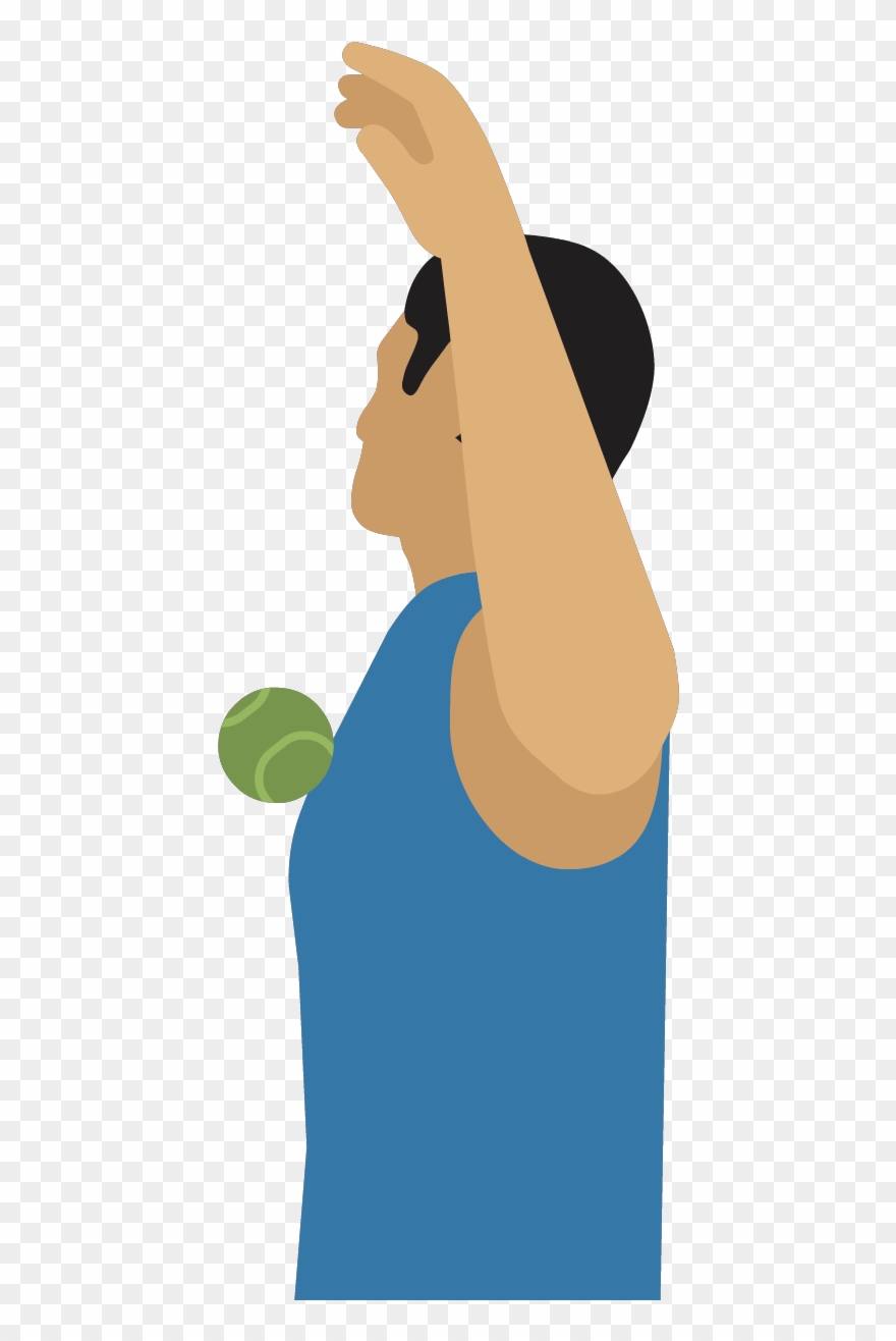 Place A Tennis Ball Under One Hip Clipart