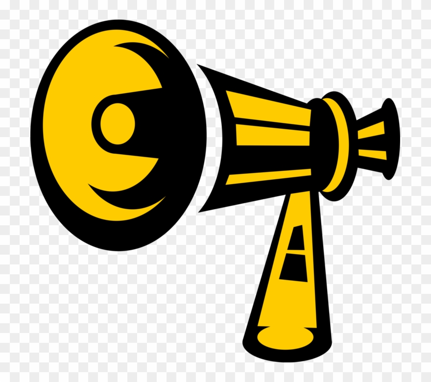 Vector Megaphone Image Transparent - Vector Graphics Clipart