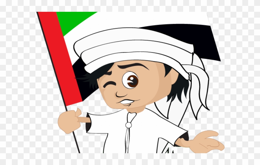 Dress Clipart Emirati - Uae Flag Day Clipart - Png Download