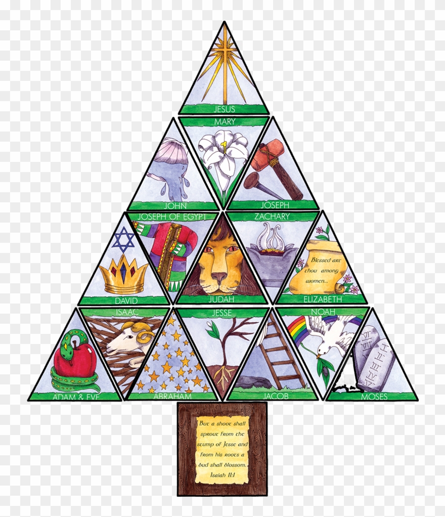 Next Level Jesse Tree Llco075 - Jesse Tree Triangle Clipart
