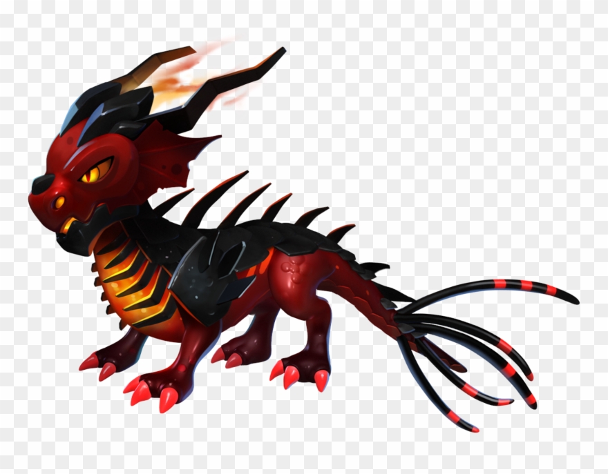 Cinder Dragon - Dragon Monge Dragon Mania Legends Clipart