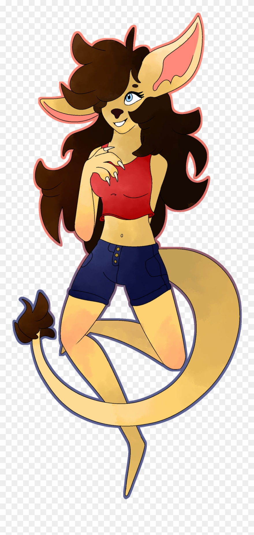 Did An Art Trade With One Of My Youtube Friends - Cartoon Clipart