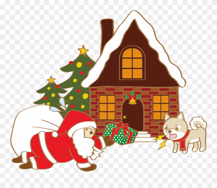 Scdoghouse Doghouse Dog Gifts Christmas Snow Christmast - Cartoon Clipart