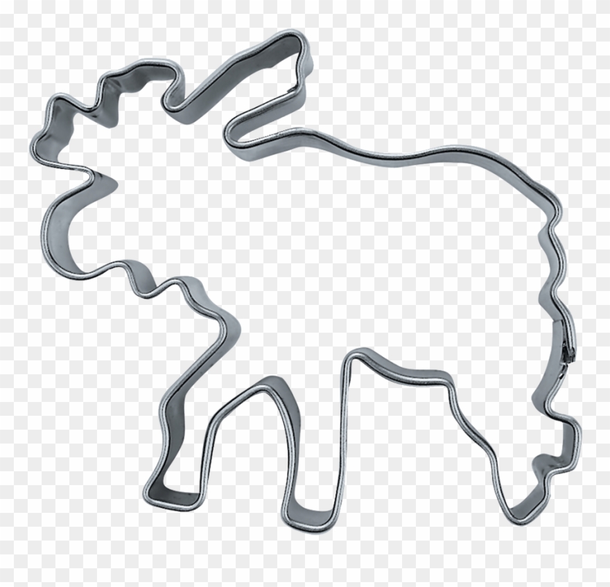 Cookie Cutter Moose - Stadter Cookie/pastry Cutters Reindeer Clipart