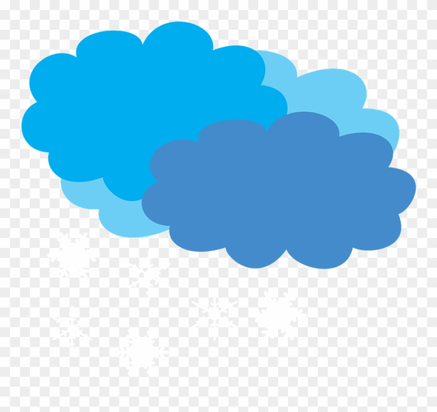 Cloudy,weather Forecast,snow,snow Shower,clouds,blue - Air Gif Clipart
