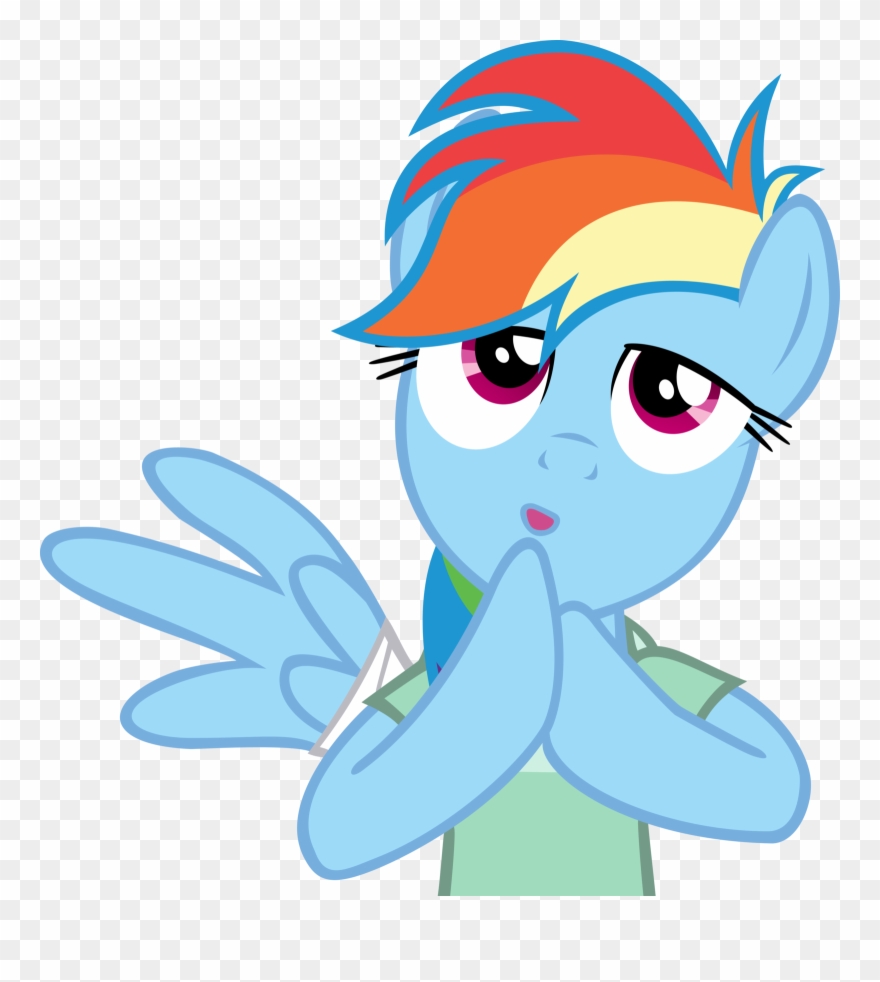 Rainbow Dash Rarity Mammal Nose Vertebrate Clip Art - Rainbow Dash - Png Download