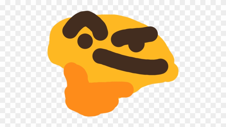 0 Replies 0 Retweets 1 Like - Thonking Png Clipart