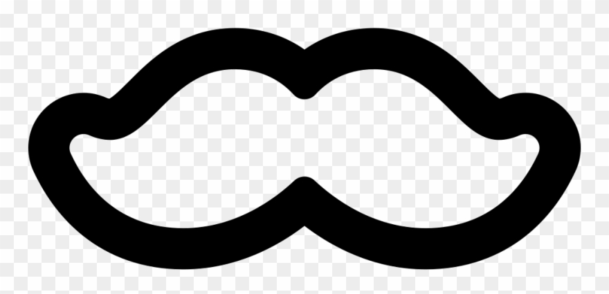 Moustache Clipart Svg - Moustache - Png Download