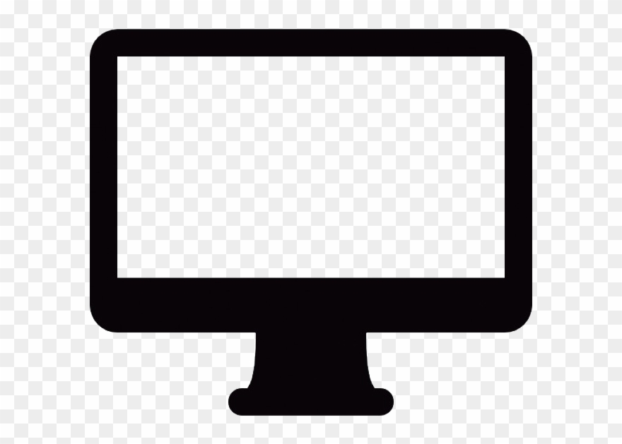 Cpe Library - Desktop Icon Png White Clipart