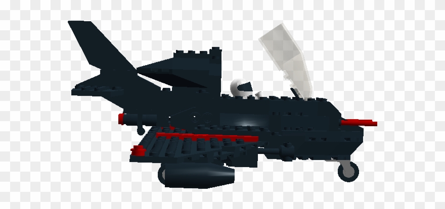 Side View, Minifigure Can Fit In The Cockpit - Missile Clipart