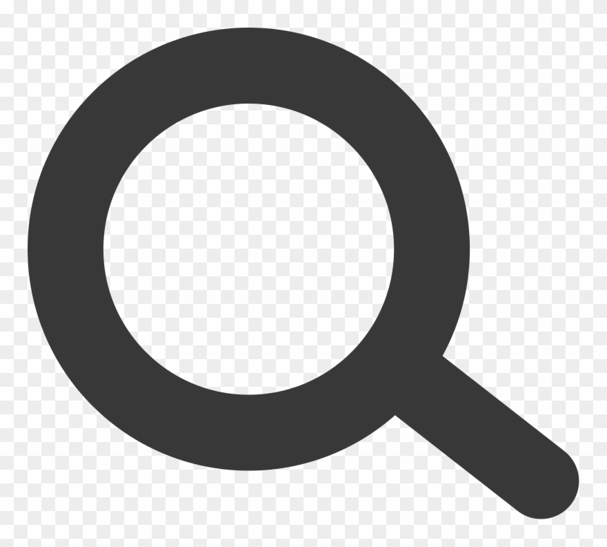 Lens Clipart Looking Glass - Magnifying Glass Icon White Png Transparent Png