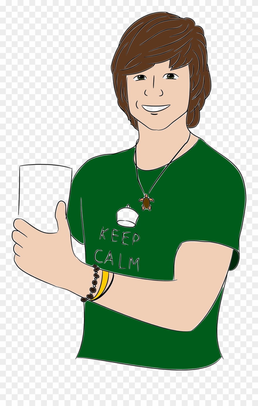 Big Image - Pulgar Arriba Joven Vector Clipart