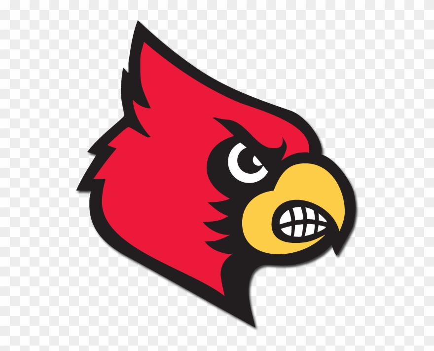 The Original Angry Bird - Louisville Cardinals Transparent Clipart