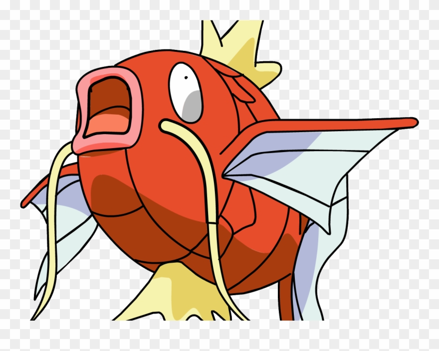 Pokemon Clipart Red Orange - Pokemon Fish - Png Download