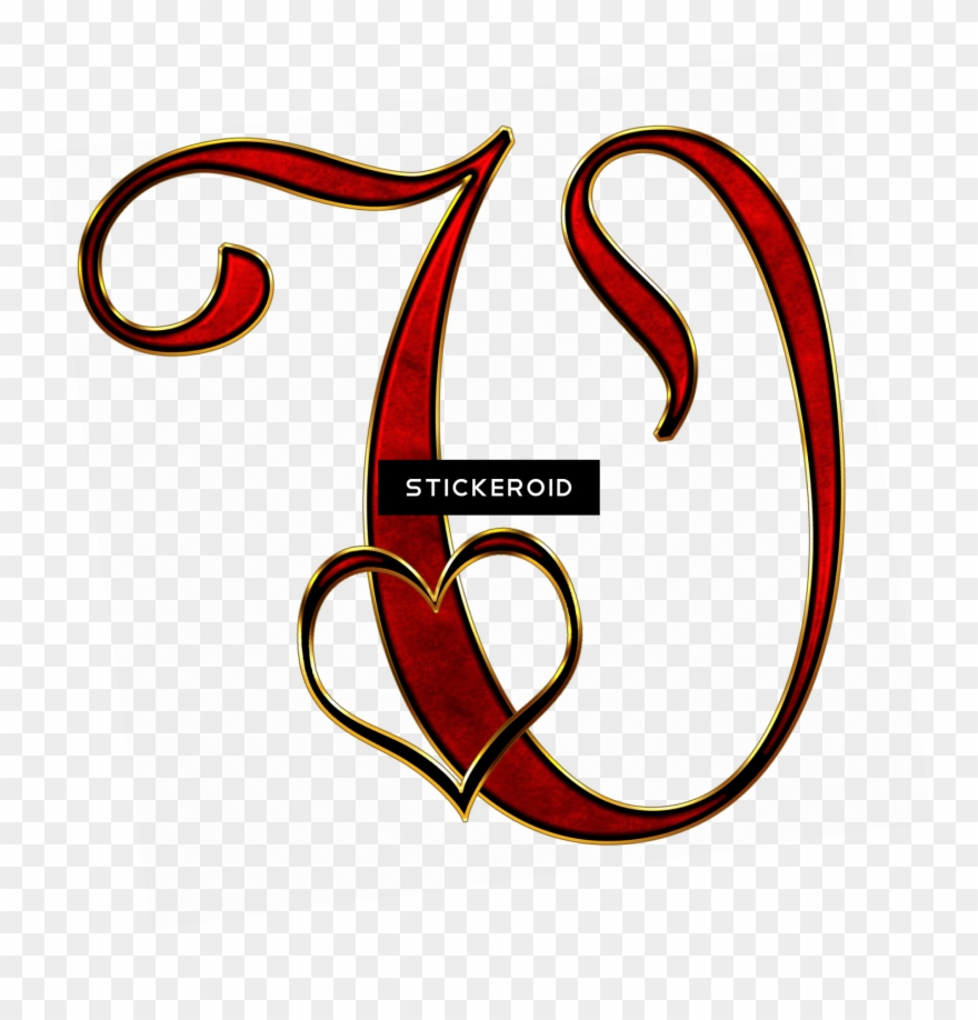 Valentine Capital Letter V - Letter Clipart