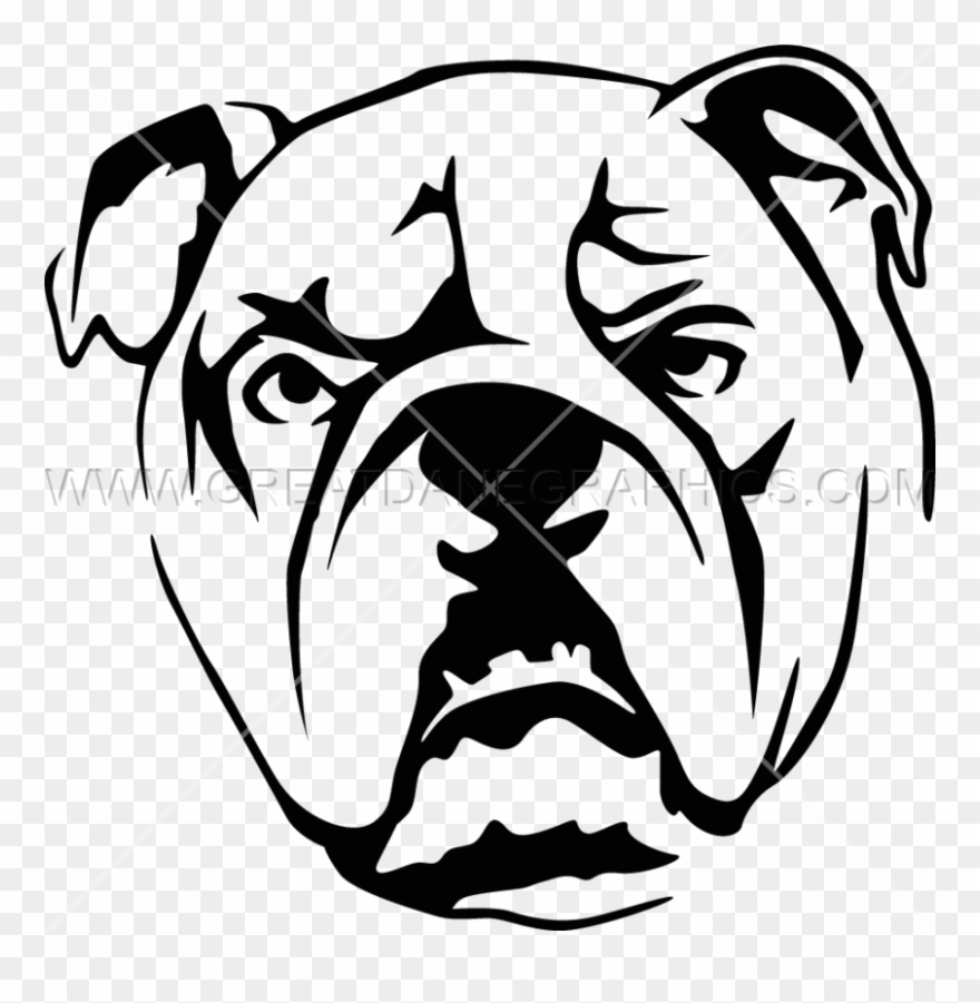 Tan Bulldog - Illustration Clipart