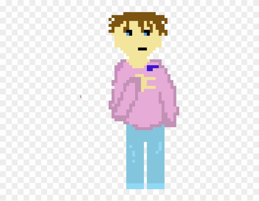 Anime Character Pixel Art2 - Character Clipart