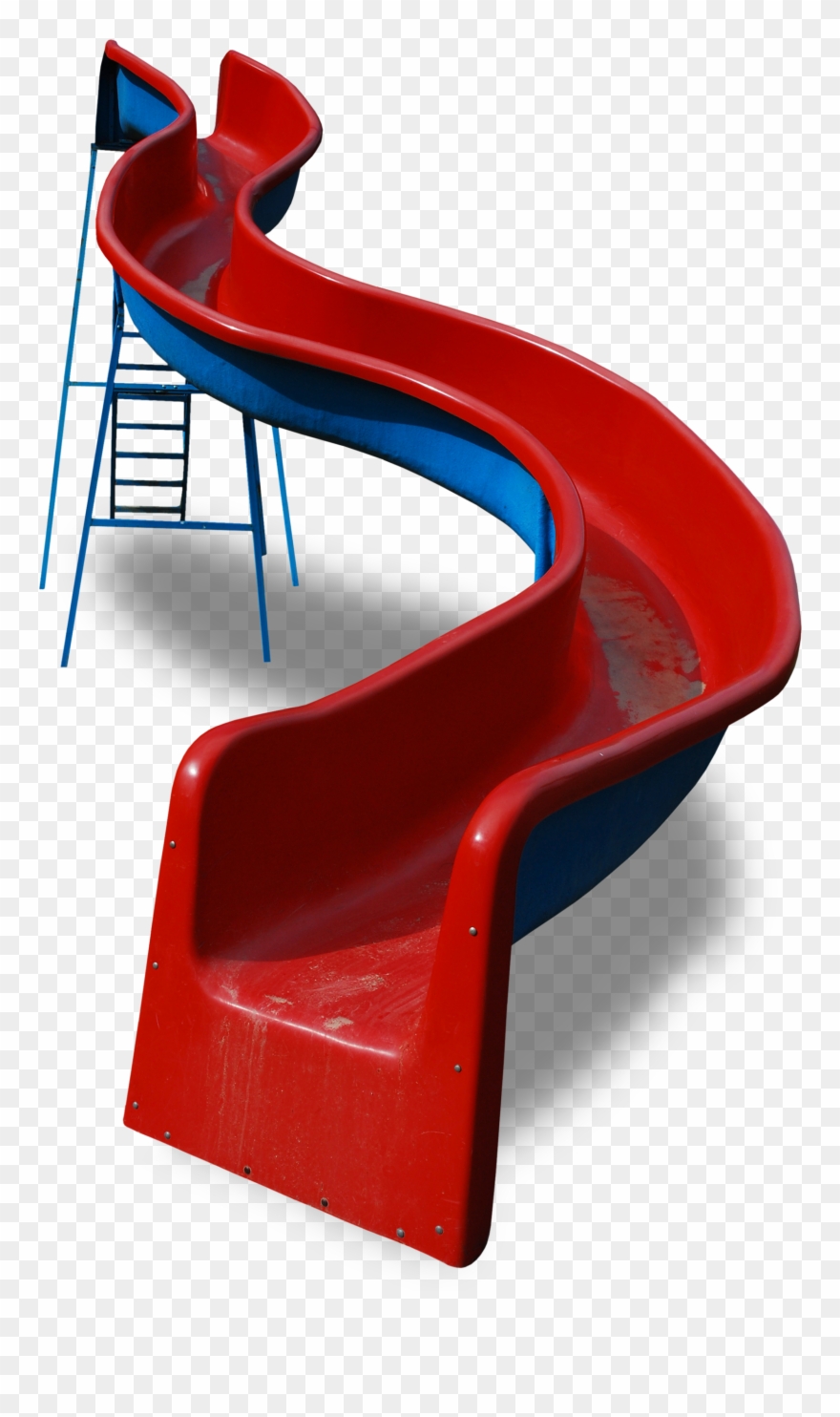 1 - Png Red Playground Slide Clipart