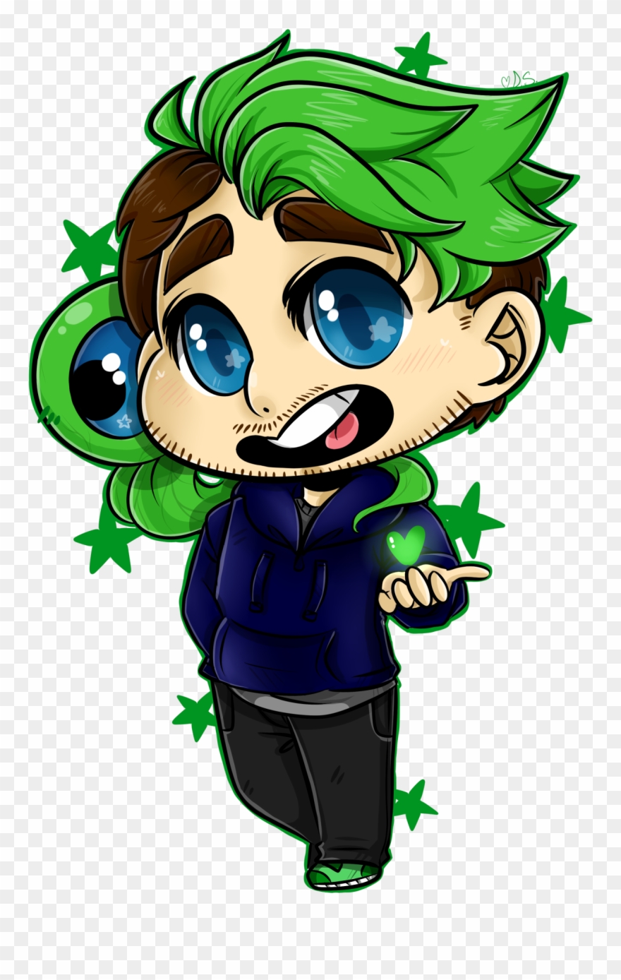 “a Little Late, But Still Relevant - Markiplier Jacksepticeye Pewdiepie Fan Art Chibi Clipart