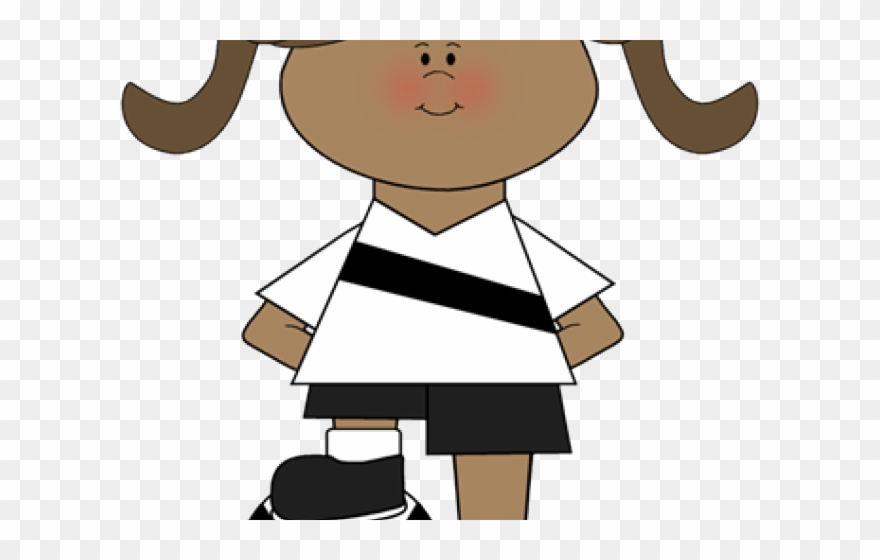 Girl Clipart Sport - Clip Art Football Boy - Png Download