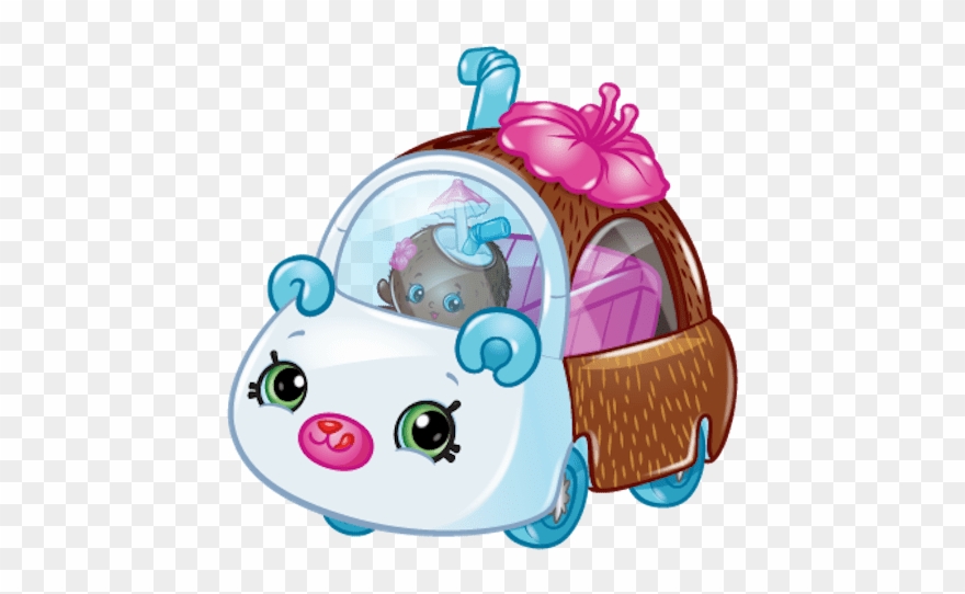 Shopkins Cutie Cars Season 3 List Of Characters Coconut - Shopkins Cutie Cars Coconut Car Clipart