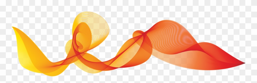Wave Png - Orange Wave Transparent Png Clipart