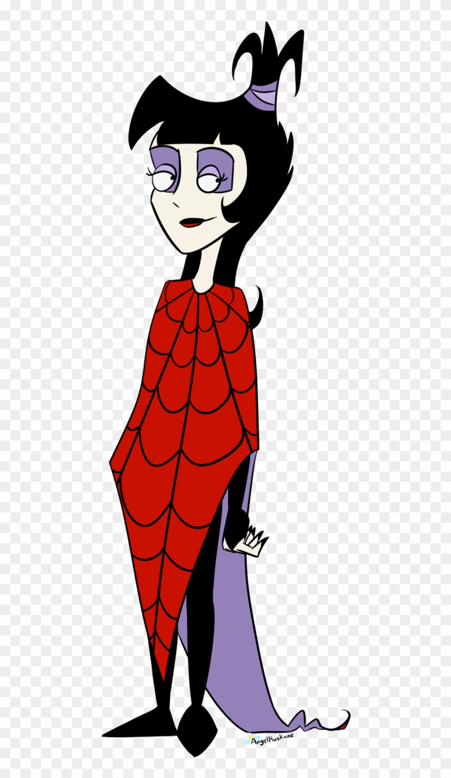 Lydia Spider Web Poncho - Lydia Deetz Spider Web Poncho Clipart