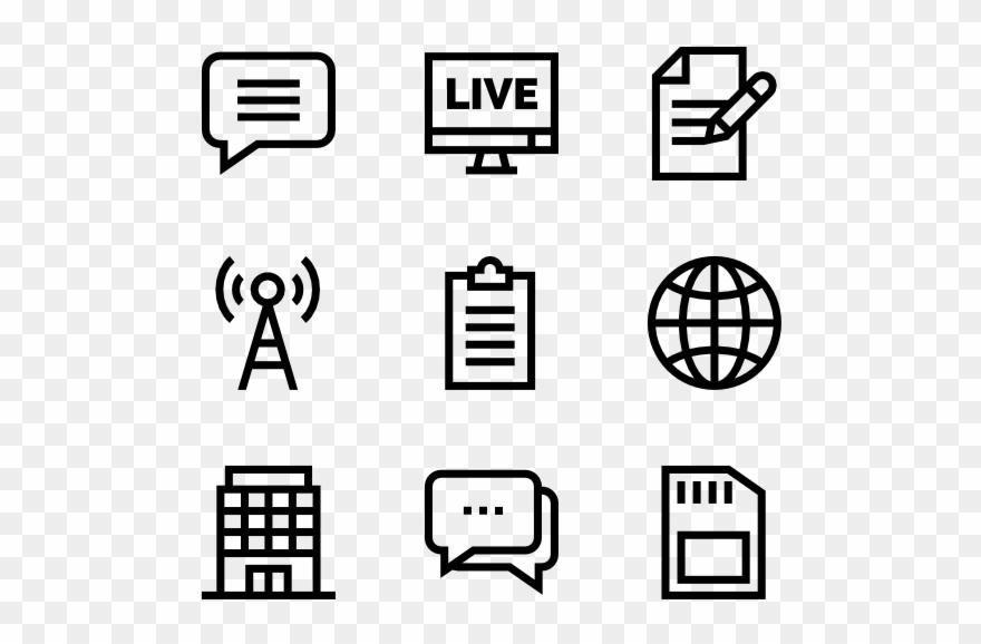 News - Information Icons Clipart