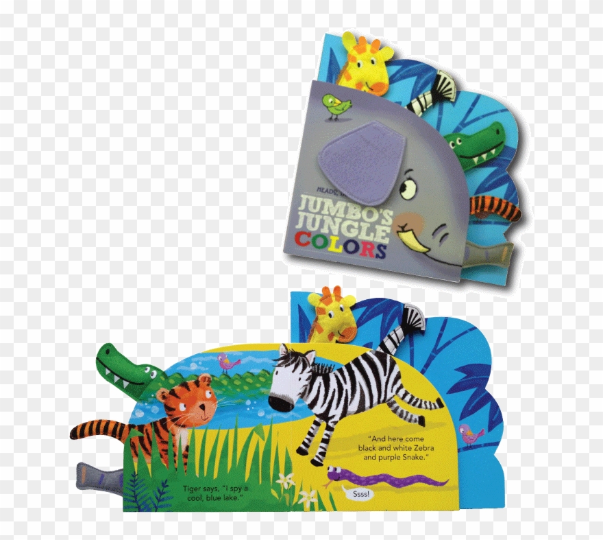 With Adorable Illustrations & Padded Animal Pieces - Lingen Verlag: Wir Lernen Farben - Zootiere: Mein Kleines Clipart