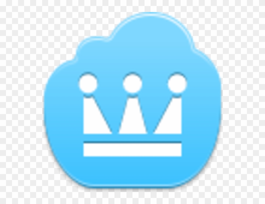 Free Blue Cloud Crown Image - Facebook Clipart