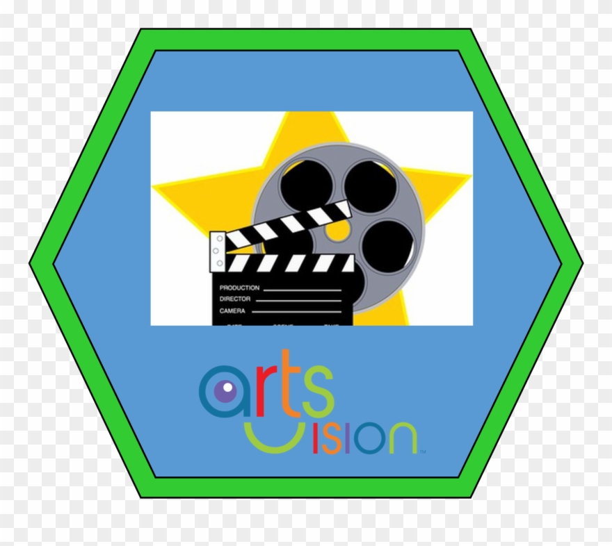 Artsvision Filmworks - Movie Reel Clip Art - Png Download
