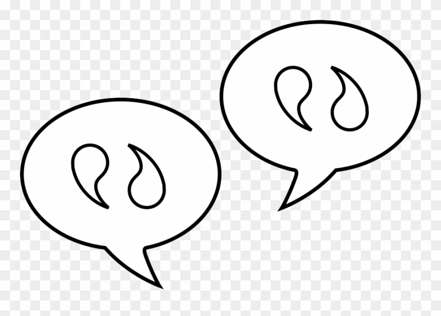 Quoth Clipart Bubble Letter - Quotes Clip Art Transparent - Png Download