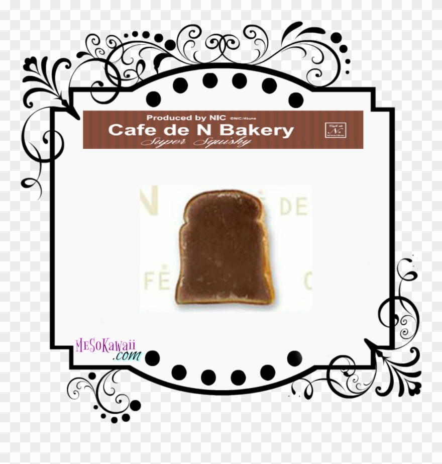 Cafe De N Bakery Sliced Bread Squishy - Tim Holtz Stamper's Anonymous Collection Stamp & Clipart