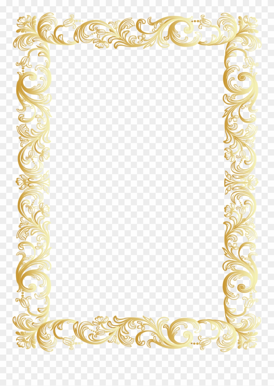 Vintage Border Frame Clip Art Png Image Gallery Yoville Transparent Png