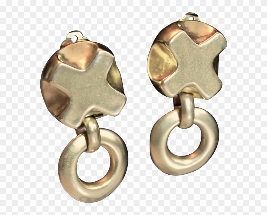 Robert Lee Morris Modernist Xo Drop Earrings From Melange - Robert Lee Morris Modernist Xo Drop Earrings Clipart