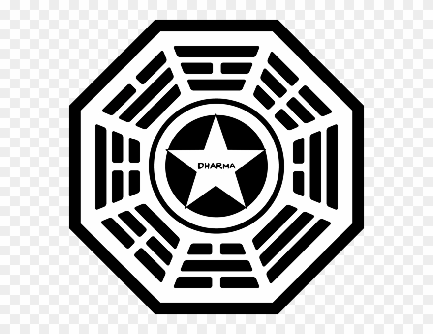 Talk Logos Lostpedia Fandom - Dharma Initiative Star Clipart