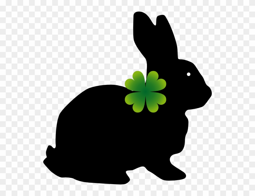 Rabbit Silhouette Transparent Clipart