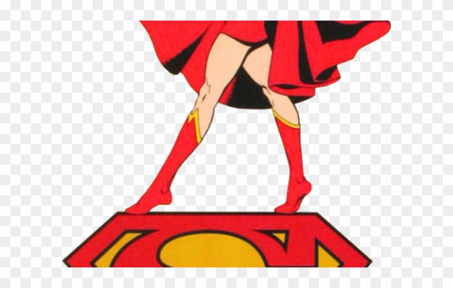 Supergirl Clipart Animated - Superman Logo - Png Download