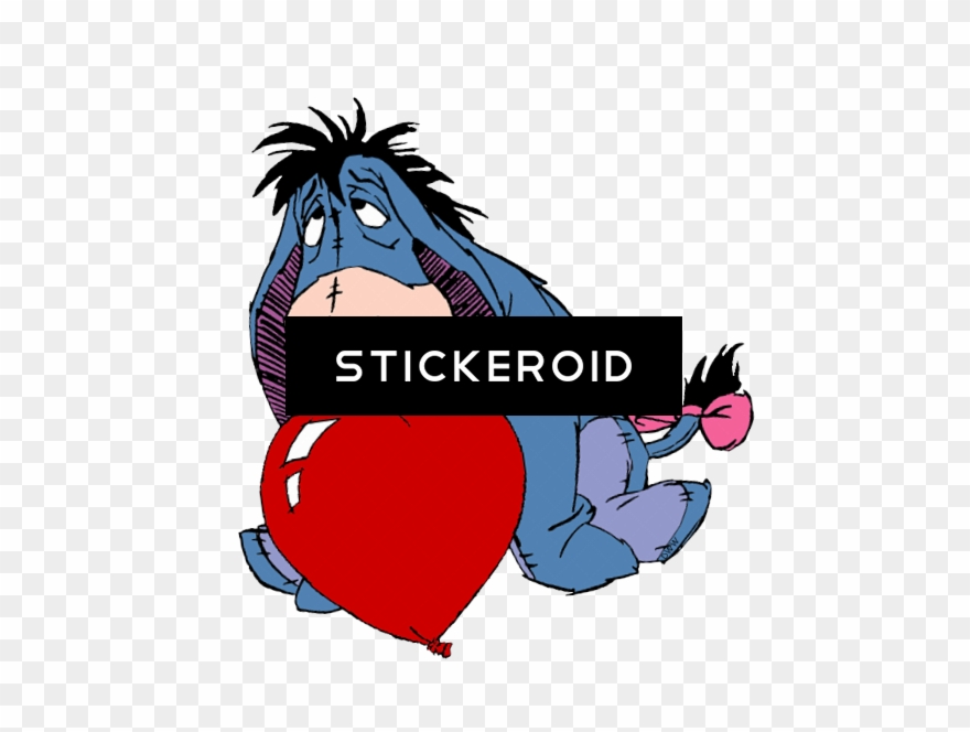 Eeyore Cartoons Disney Pooh The Winnie - Eeyore Heart Clipart