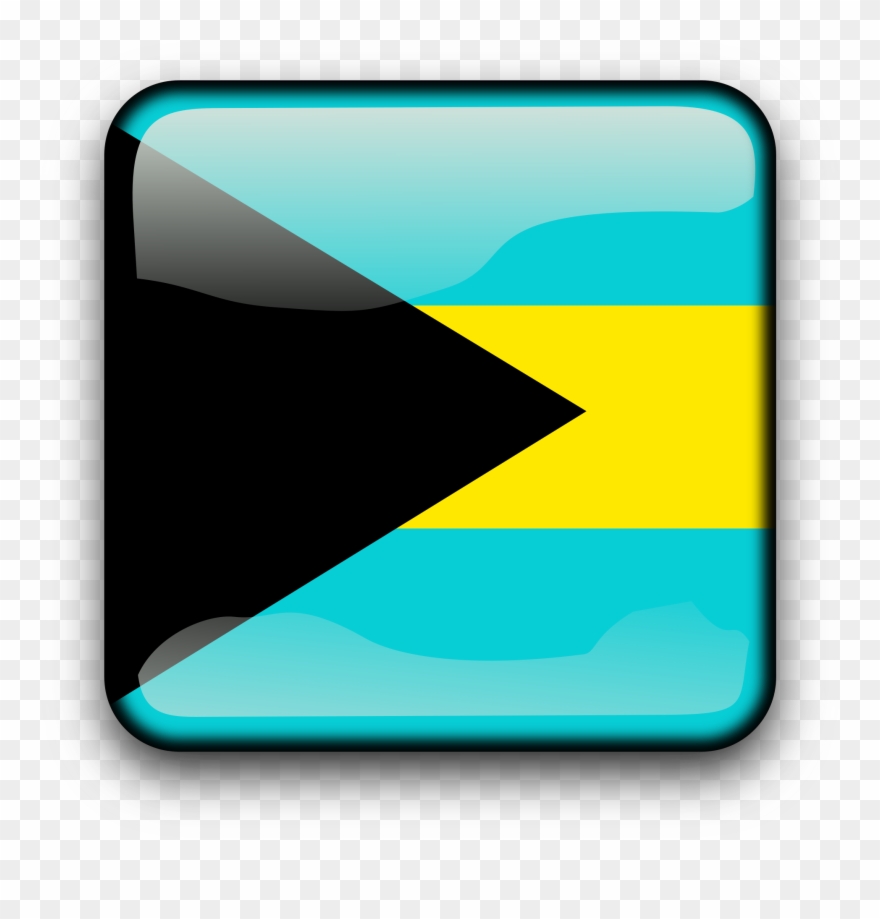 Country Flag - Bahamas Bandera Png Clipart