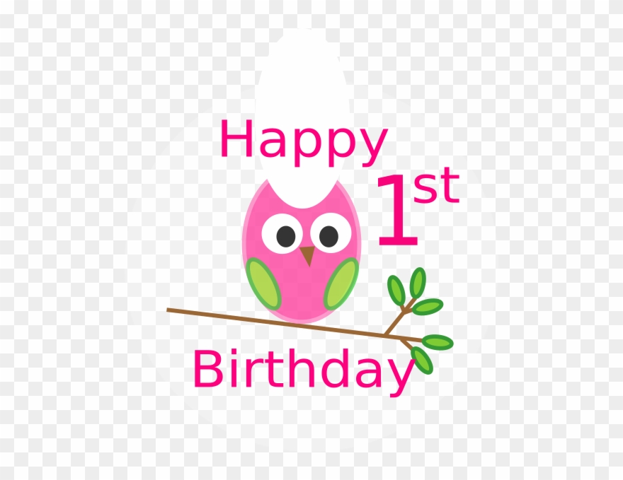 Happy 1st Birthday Girl Meme Clipart