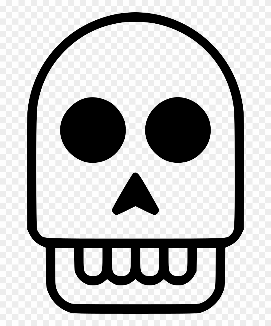Human Skull Head Ghost Comments - Ghost Icon Download Clipart