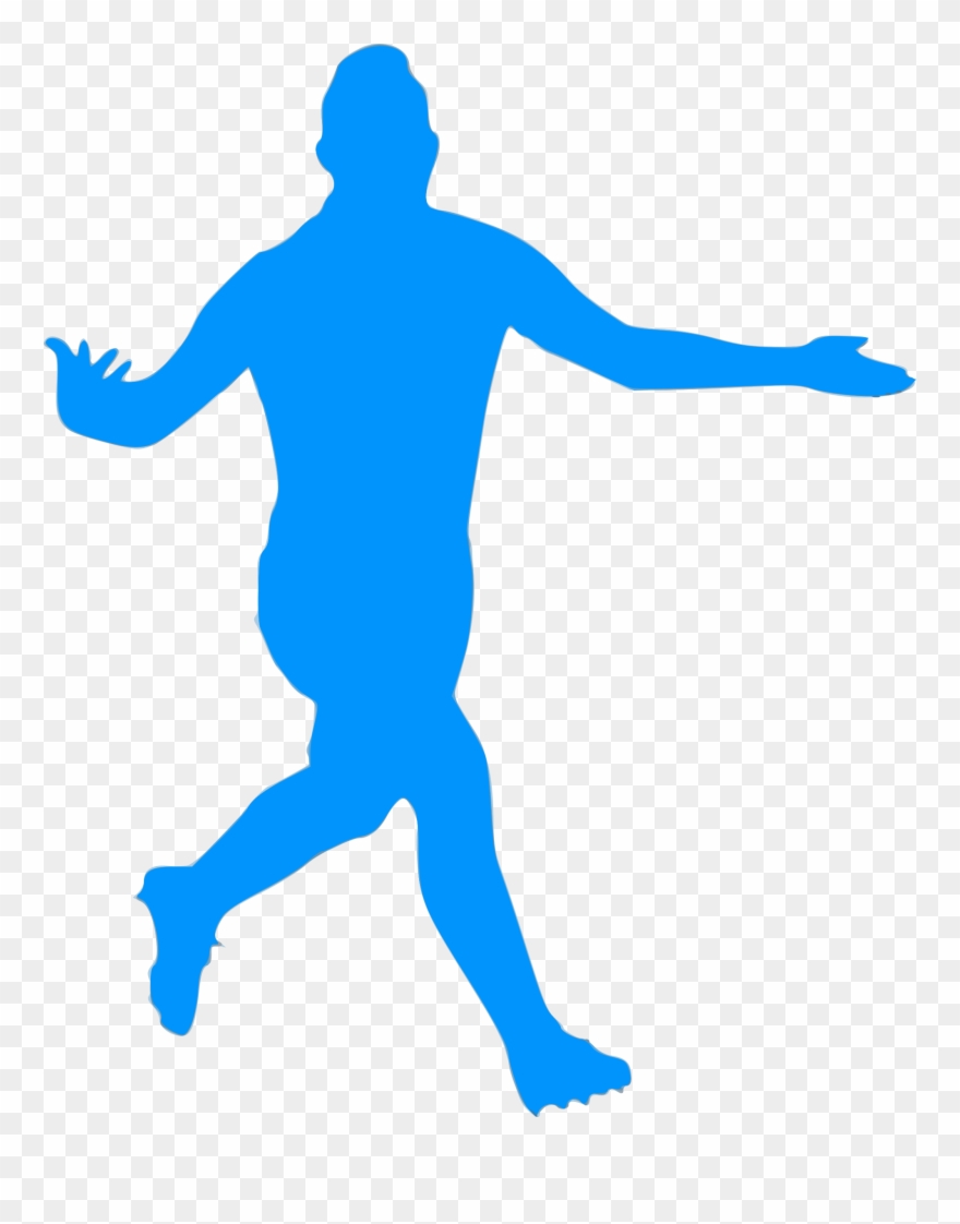Silhouette Football 09 Clipart
