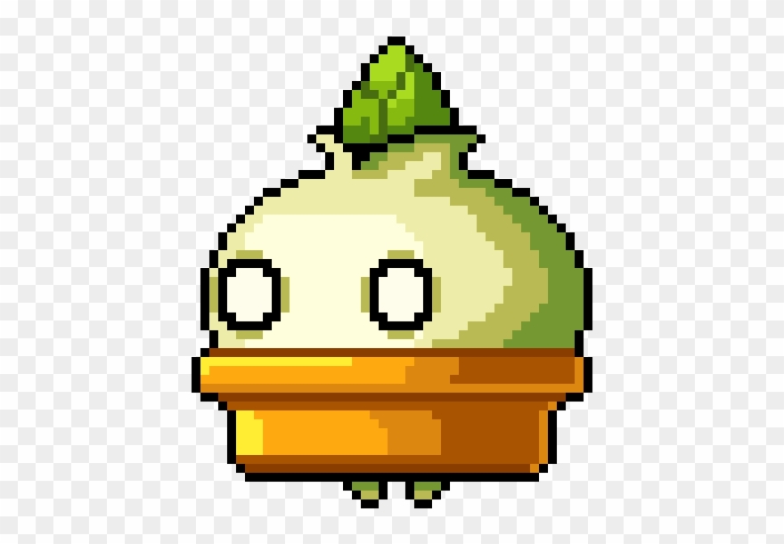 Potted Plant - Potted Plant Pixel Art Clipart