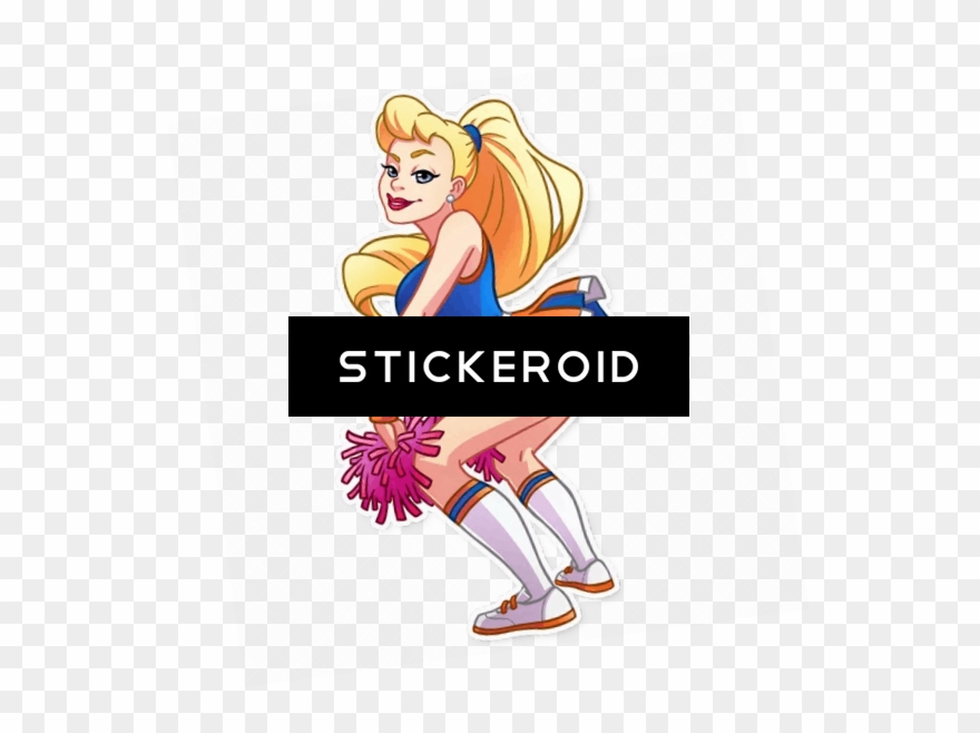 Стикер Чирлидерша - Duke Nukem Forever Box Art Clipart