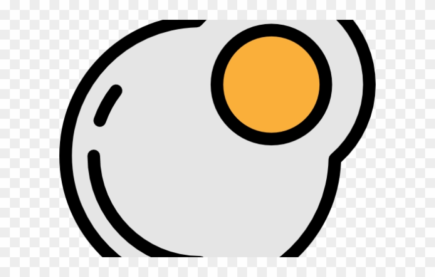 Fried Egg Clipart Protein - Circle - Png Download