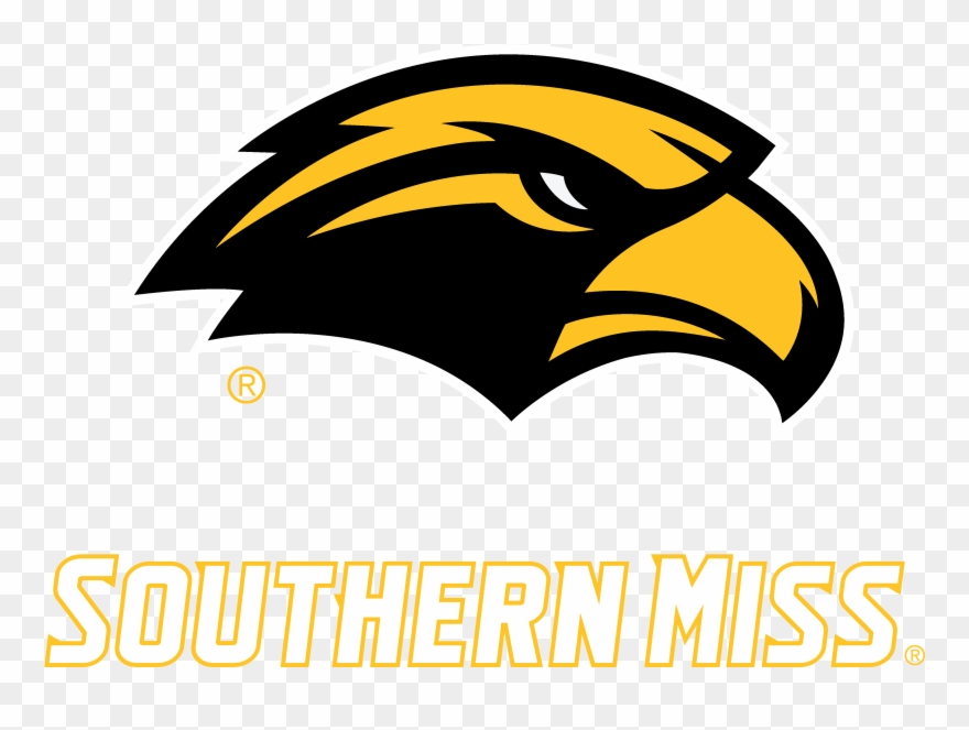 Official Ncaa U Of Southern Mississippi Golden Eagles - Southern Miss Eagle Clipart