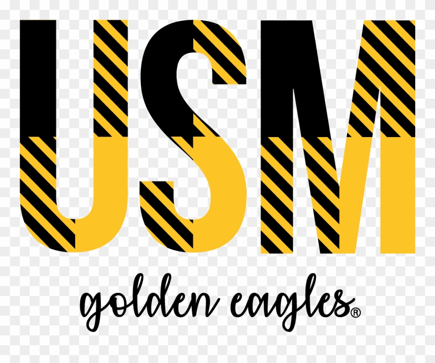 Official Ncaa U Of Southern Mississippi Golden Eagles - Graphic Design Clipart