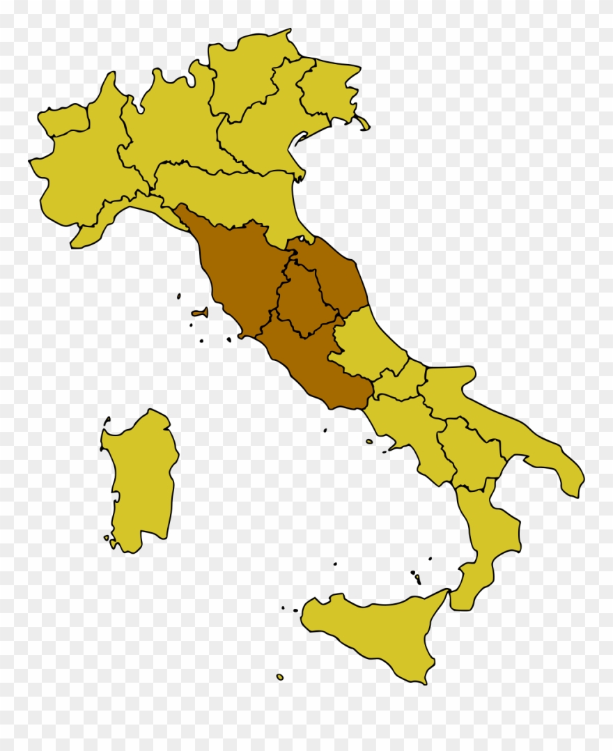 Map Of Italy 1940 Clipart